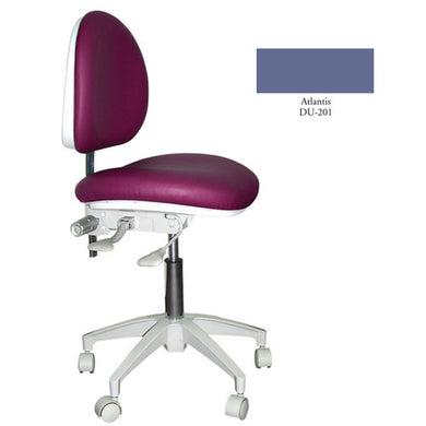 Mirage Doctor's Stool - Atlantis Color. Dimensions: Backrest Vertical Adjustment Range: 0