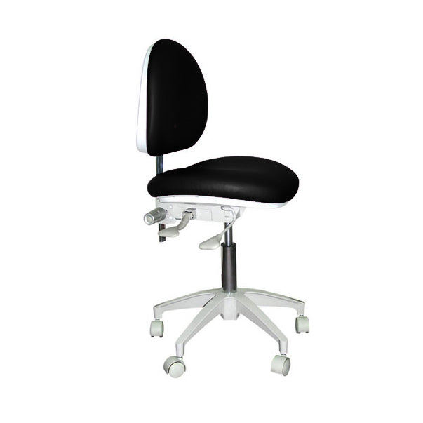 Mirage Doctor's Stool - Black Color. Dimensions: Backrest Vertical Adjustment Range: 0