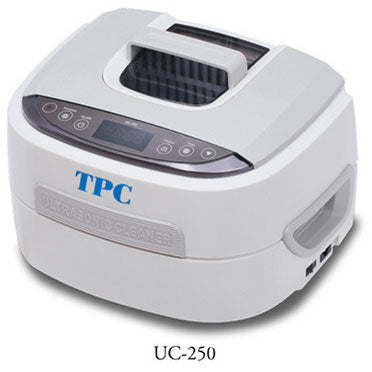 Dentsonic Ultrasonic Cleaner 2.6Qt with Heater, Timer & Plastic Basket. Features: Powerful 35 KHz